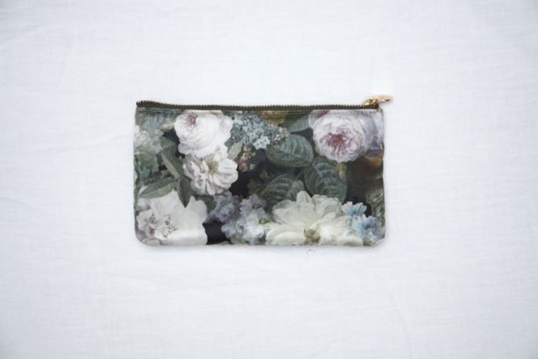 MM Linen - Floz - Silk Cosmetic Bag and Pouch Set image 1
